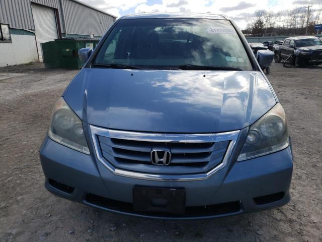 5FNRL3H58AB018460 - 2010 HONDA ODYSSEY EX BLUE photo 5