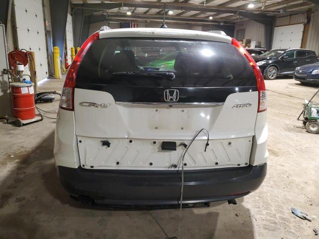 5J6RM4H79DL007905 - 2013 HONDA CR-V EXL WHITE photo 6