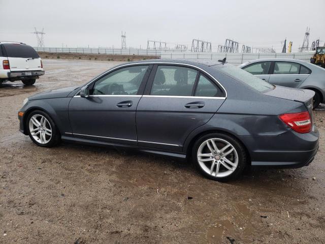 WDDGF4HB8DA778854 - 2013 MERCEDES-BENZ C 250 GRAY photo 2