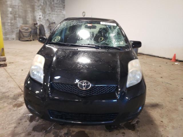 JTDKT903695223271 - 2009 TOYOTA YARIS BLACK photo 5