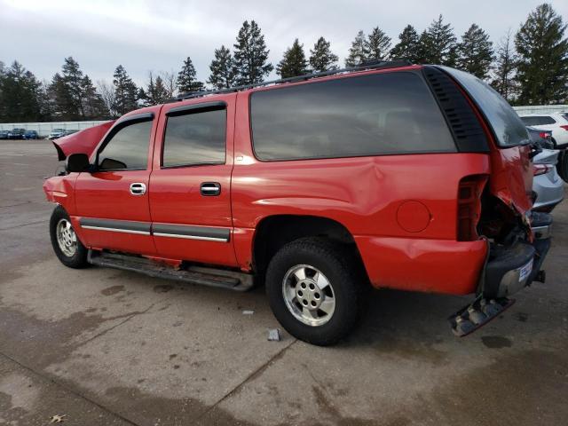 3GNFK16Z62G360041 - 2002 CHEVROLET SUBURBAN K1500 RED photo 2