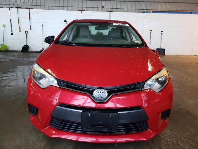 2T1BURHE3FC291321 - 2015 TOYOTA COROLLA L RED photo 5