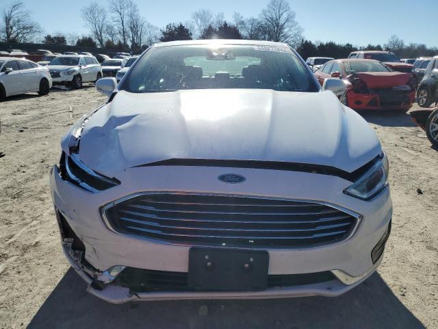 3FA6P0CD8LR194081 - 2020 FORD FUSION SEL WHITE photo 5