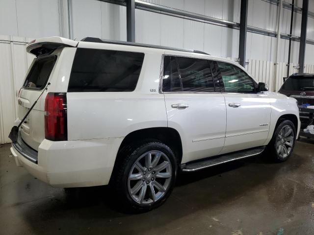 1GNSKCKC6FR546728 - 2015 CHEVROLET TAHOE K1500 LTZ WHITE photo 3