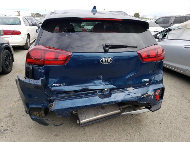 KNDCB3LCXL5451006 - 2020 KIA NIRO LX BLUE photo 6