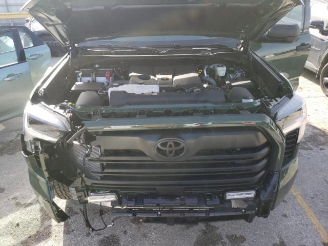 5TFLA5DB2PX067333 - 2023 TOYOTA TUNDRA CREWMAX SR GREEN photo 11