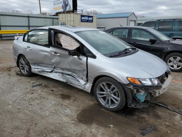 2HGFA55578H709963 - 2008 HONDA CIVIC SI SILVER photo 4