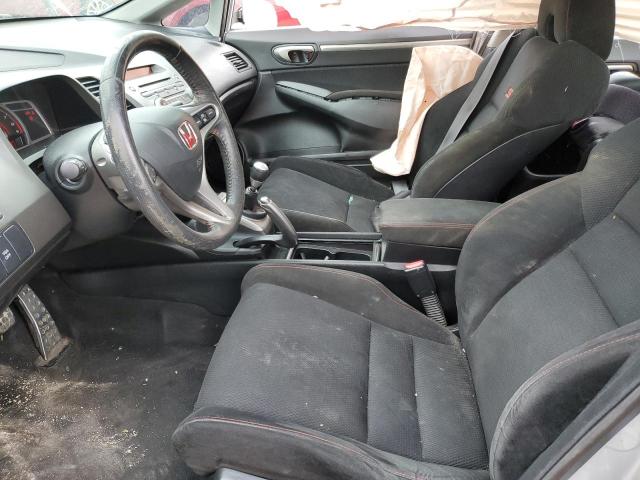 2HGFA55578H709963 - 2008 HONDA CIVIC SI SILVER photo 7