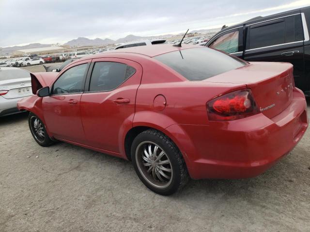 1C3CDZCBXDN679663 - 2013 DODGE AVENGER SXT RED photo 2