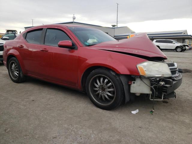 1C3CDZCBXDN679663 - 2013 DODGE AVENGER SXT RED photo 4