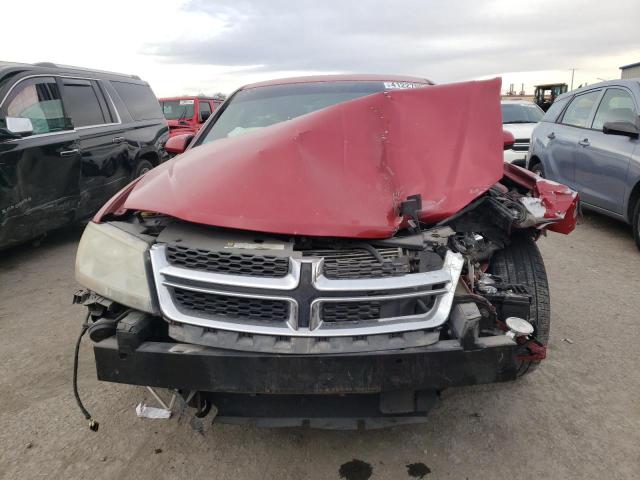 1C3CDZCBXDN679663 - 2013 DODGE AVENGER SXT RED photo 5