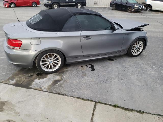 WBAUN13589VH81236 - 2009 BMW 128 I GRAY photo 3