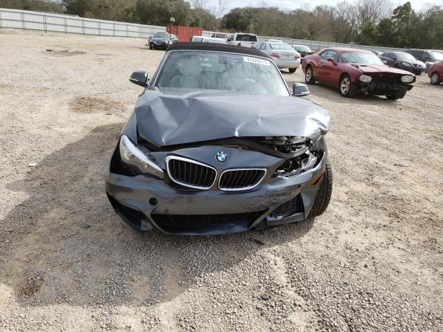 WBA1K9C55GV321794 - 2016 BMW 228 I SULEV GRAY photo 5