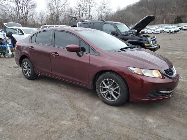 2HGFB2F59FH547583 - 2015 HONDA CIVIC LX BURGUNDY photo 4