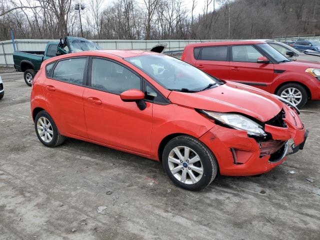 3FADP4EJ0CM121043 - 2012 FORD FIESTA SE RED photo 4