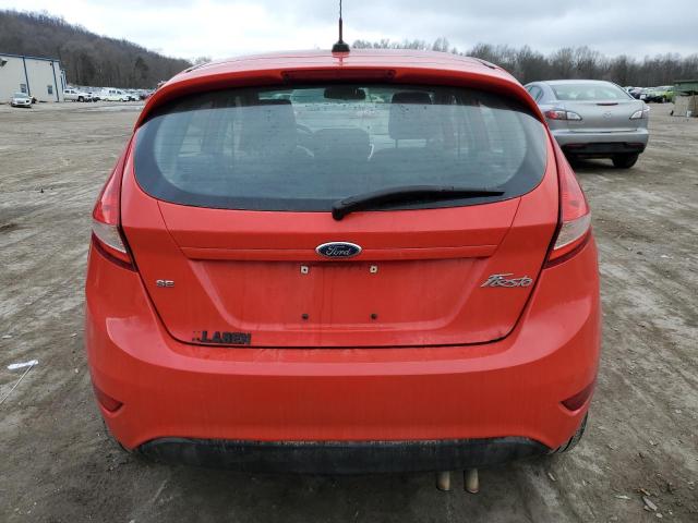 3FADP4EJ0CM121043 - 2012 FORD FIESTA SE RED photo 6