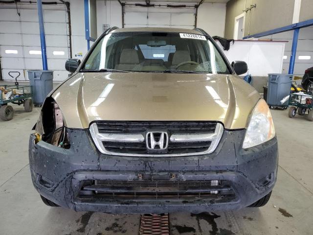 JHLRD68492C010035 - 2002 HONDA CR-V LX BROWN photo 5