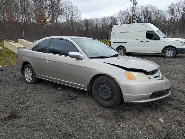 1HGEM229X2L084865 - 2002 HONDA CIVIC EX BEIGE photo 4