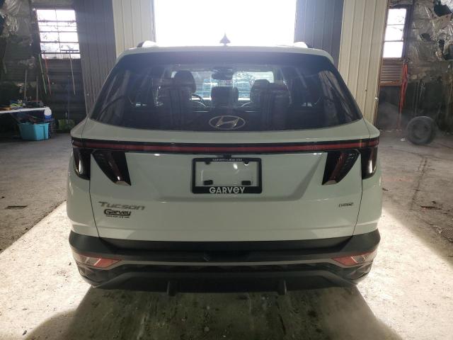 5NMJCCAE8NH008989 - 2022 HYUNDAI TUCSON SEL WHITE photo 6