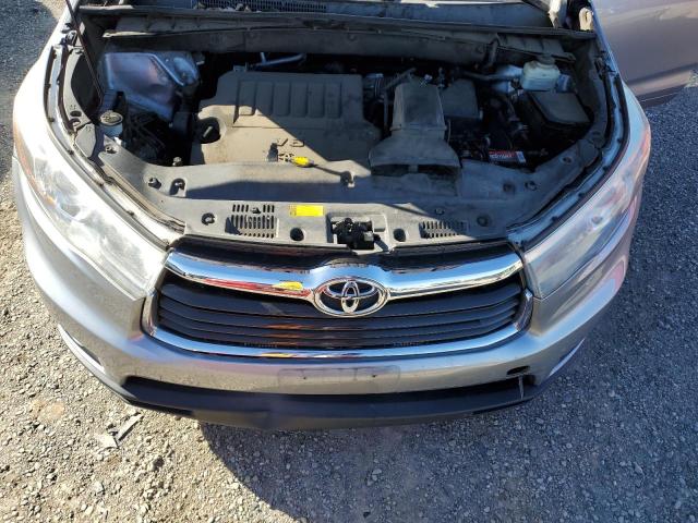 5TDJKRFH2FS101451 - 2015 TOYOTA HIGHLANDER XLE SILVER photo 12