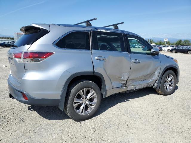 5TDJKRFH2FS101451 - 2015 TOYOTA HIGHLANDER XLE SILVER photo 3