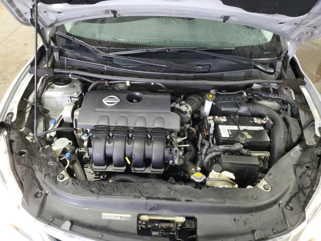 3N1AB7AP1DL659686 - 2013 NISSAN SENTRA S SILVER photo 11