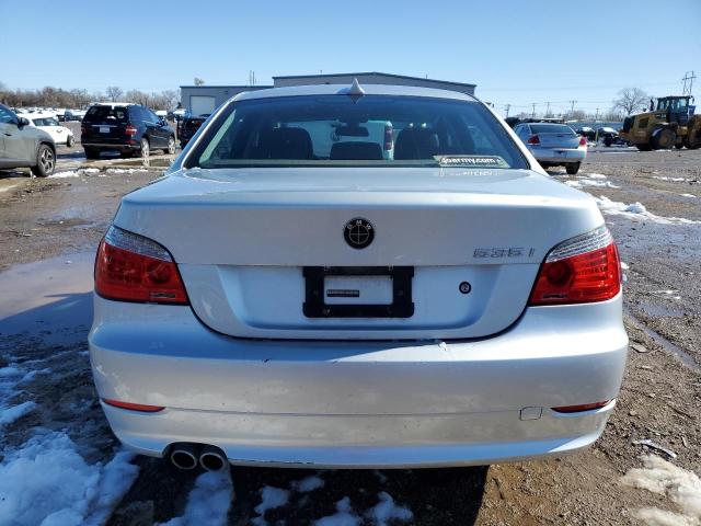 WBANV93509C132414 - 2009 BMW 535 XI SILVER photo 6