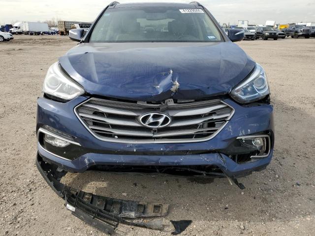 5XYZU3LB0HG487135 - 2017 HYUNDAI SANTA FE S BLUE photo 5