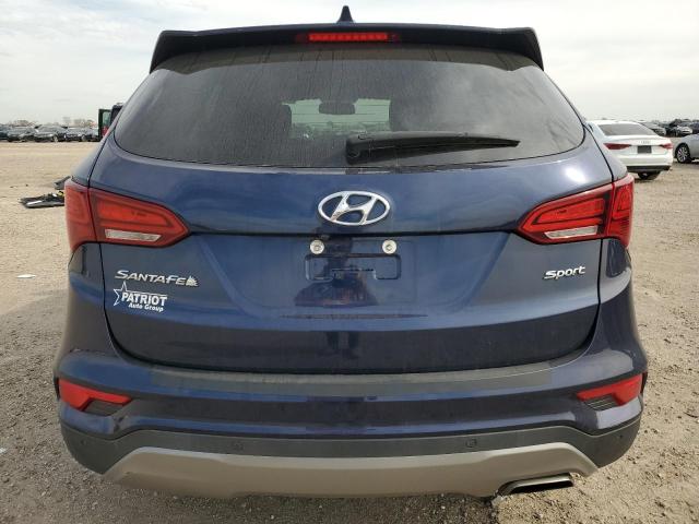 5XYZU3LB0HG487135 - 2017 HYUNDAI SANTA FE S BLUE photo 6