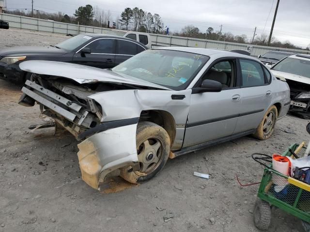 2G1WF52E039337382 - 2003 CHEVROLET IMPALA SILVER photo 1