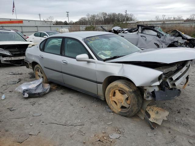 2G1WF52E039337382 - 2003 CHEVROLET IMPALA SILVER photo 4