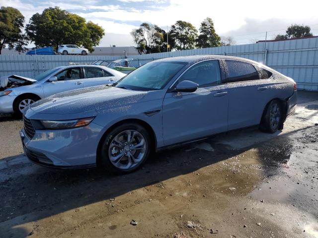 1HGCY2F6XPA015737 - 2023 HONDA ACCORD HYBRID EXL GRAY photo 1