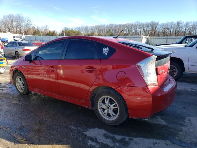 JTDKN3DUXB0246419 - 2011 TOYOTA PRIUS RED photo 2