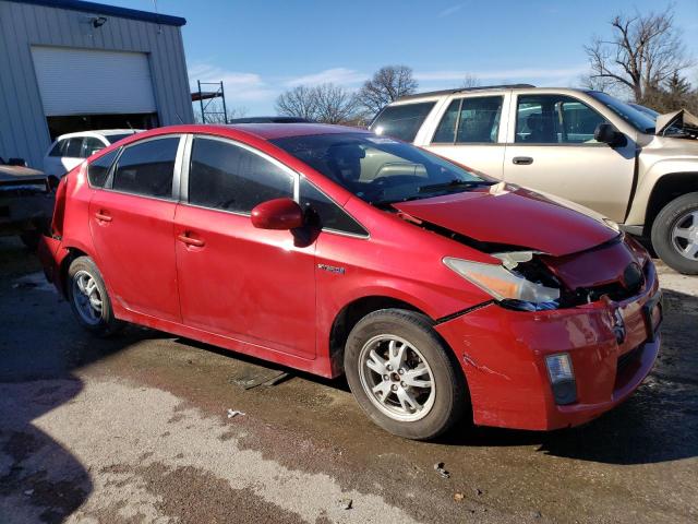 JTDKN3DUXB0246419 - 2011 TOYOTA PRIUS RED photo 4