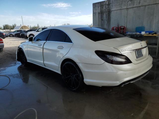 WDDLJ7DB2EA105225 - 2014 MERCEDES-BENZ CLS 550 WHITE photo 2