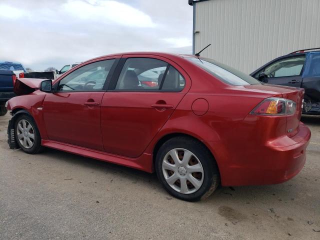 JA32U2FU7EU023535 - 2014 MITSUBISHI LANCER ES/ES SPORT RED photo 2