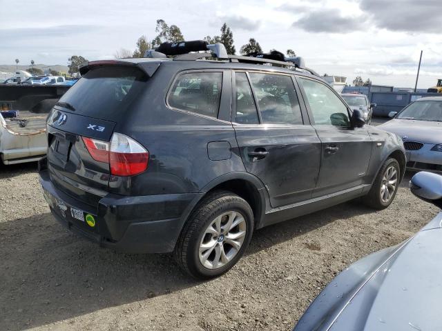 WBXPC9C45AWJ38255 - 2010 BMW X3 XDRIVE30I BLACK photo 3