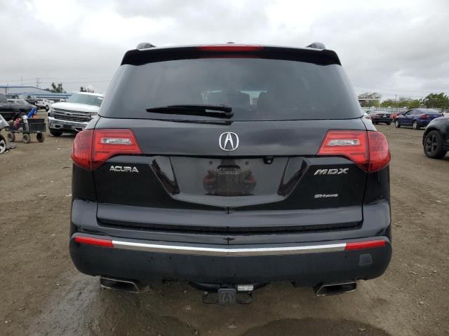 2HNYD2H52BH546844 - 2011 ACURA MDX ADVANCE BLACK photo 6