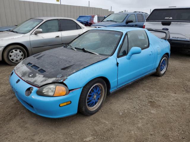 JHMEG1249PS007873 - 1993 HONDA CIVIC DEL SOL S BLUE photo 1