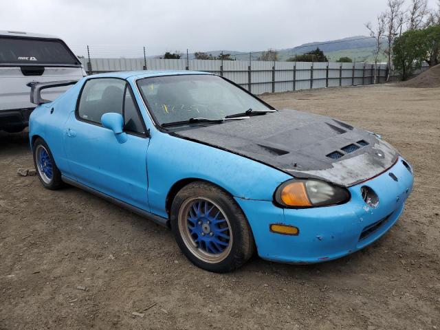 JHMEG1249PS007873 - 1993 HONDA CIVIC DEL SOL S BLUE photo 4