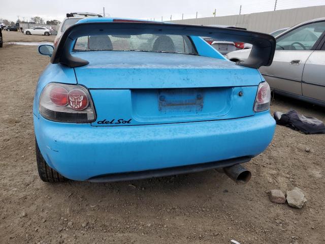 JHMEG1249PS007873 - 1993 HONDA CIVIC DEL SOL S BLUE photo 6