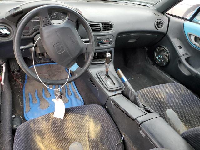 JHMEG1249PS007873 - 1993 HONDA CIVIC DEL SOL S BLUE photo 8