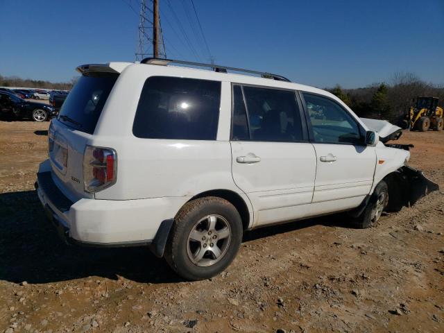 2HKYF18576H532168 - 2006 HONDA PILOT EX WHITE photo 3