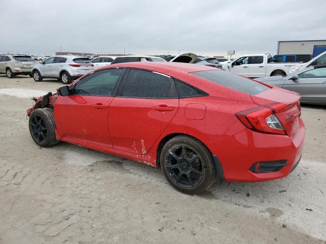 2HGFC2F59JH556869 - 2018 HONDA CIVIC LX RED photo 2