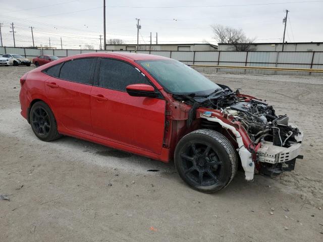 2HGFC2F59JH556869 - 2018 HONDA CIVIC LX RED photo 4