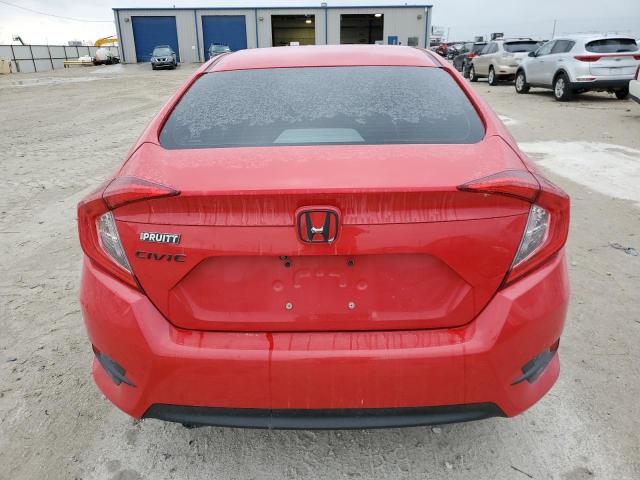 2HGFC2F59JH556869 - 2018 HONDA CIVIC LX RED photo 6