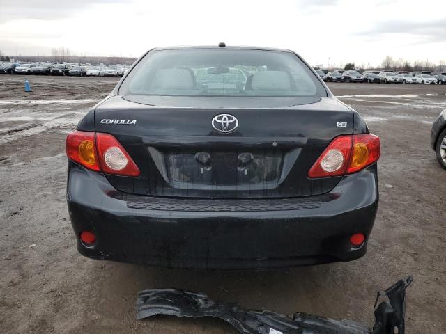 2T1BU4EE1AC224104 - 2010 TOYOTA COROLLA BASE BLACK photo 6