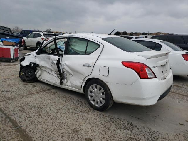 3N1CN7AP7KL857539 - 2019 NISSAN VERSA S WHITE photo 2