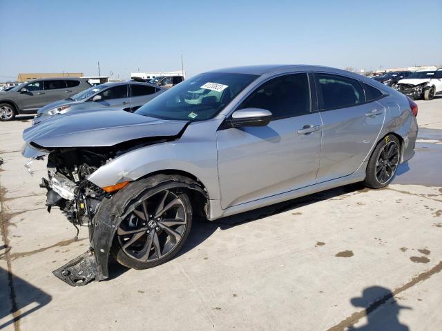 2HGFC2F86MH502623 - 2021 HONDA CIVIC SPORT 银色 照片 1