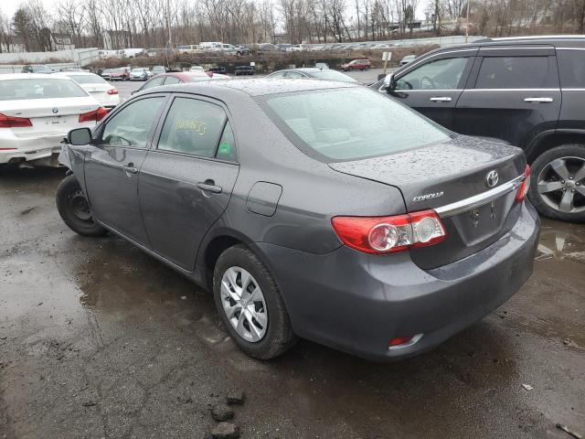 5YFBU4EE5CP068104 - 2012 TOYOTA COROLLA BASE GRAY photo 2